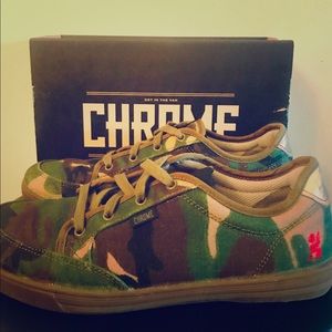 Chrome-brand Camo printed sneakers